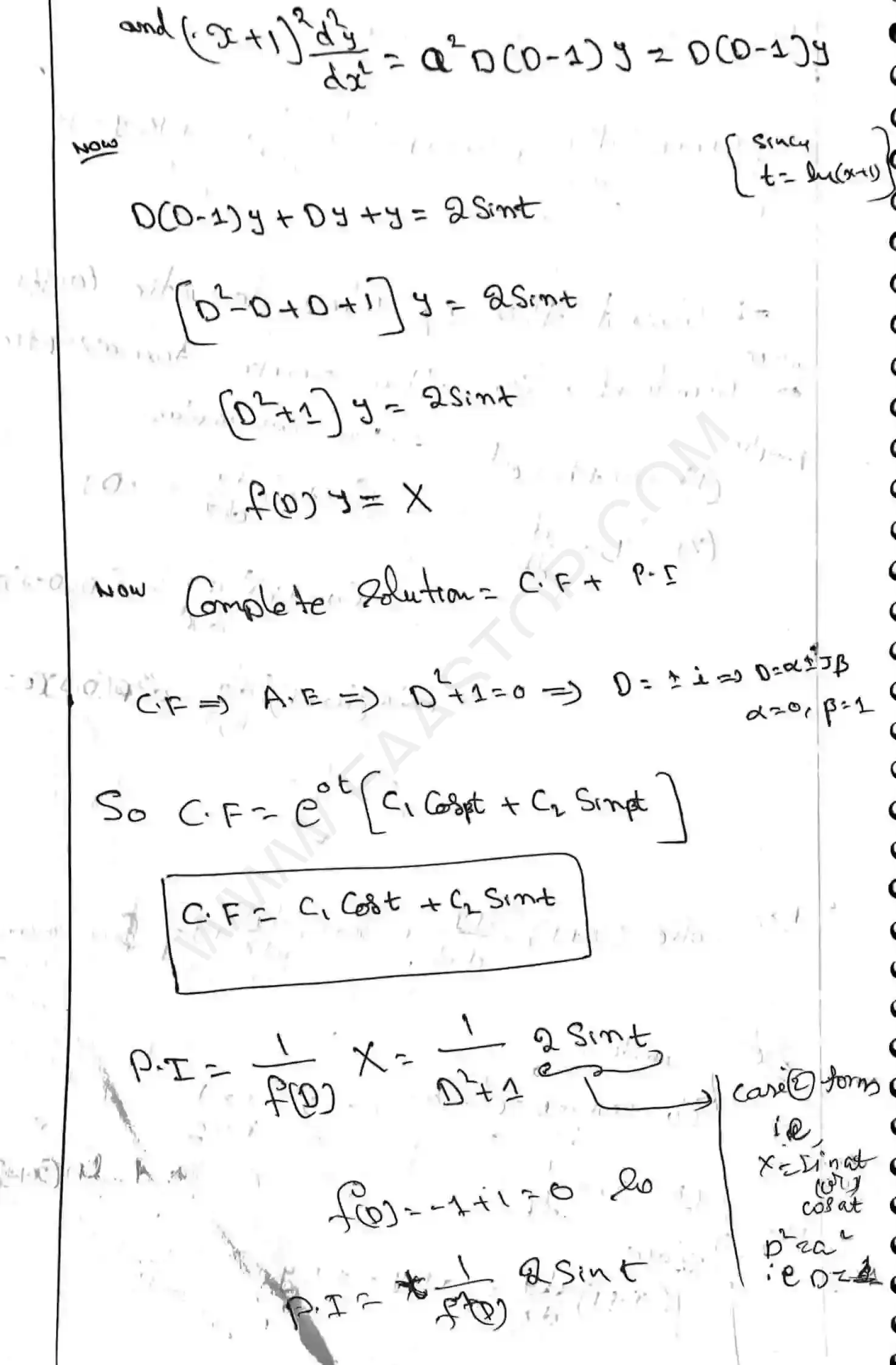 Page 55 of Higher order Differential Equations